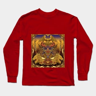 Samurai Psychedelic Artwork Long Sleeve T-Shirt